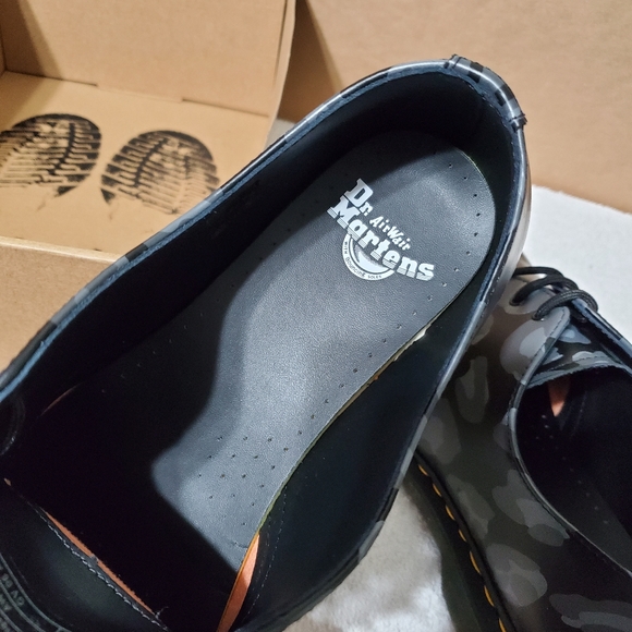 Dr Martens 1461 Distorted Leopard Smooth Print Oxford - Picture 12 of 15